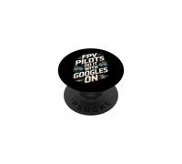 Les Pilotes Drones FPV Drones Le Font avec des Google on PopSockets PopGrip Adhésif