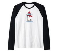 Les Pingouins drôles sont des Dinosaures Manche Raglan