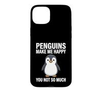 Les Pingouins me rendent Heureuse, Pas Tant Que ça Coque pour iPhone 15 Plus