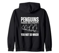 Les Pingouins me rendent Heureuse, tu n'es Pas si drôle Sweat à Capuche