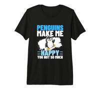 Les Pingouins me rendent Heureuse, tu n'es Pas si drôle T-Shirt Haut de Gamme
