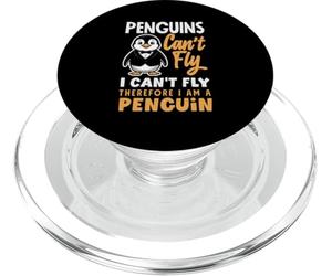 Les Pingouins ne Peuvent Pas Voler Je ne Peux Pas Voler Donc Je suis Un Pingouin PopSockets PopGrip pour MagSafe