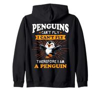 Les Pingouins ne Peuvent Pas Voler Je suis Un Pingouin Animal Propriétaire de Pingouins Sweat à Capuche