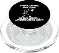 Les Pingouins sont des Oiseaux Qui ne volent Que lorsqu'on PopSockets PopGrip pour MagSafe