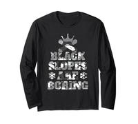 Les Pistes Noires sont ennuyeuses du Snowboard Manche Longue
