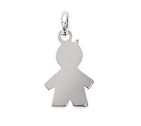 Les Plaisirs de Stella Pendentif Argent 925/000 Forme Petit Garcon - Ideal Cadeau Jeune Maman
