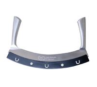 Les Plaisirs Du Chef Coupe-Pizza Professionnel 35,5 cm - Roulette Pizza en Acier Inoxydable • Couteau à Pizza Robuste & Ergonomique • Découpe Facile et Précise