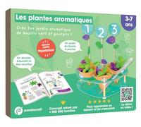 Les plantes aromatiques - Kit Pandacraft 3-7 ans Crée ton jardin de basilic ! - Collectif - Pandacraft - Boîte ou accessoire - Jeux livres objets