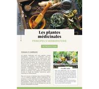 Les plantes médicinales Principes d'herboristerie - Céleste Gustin - Merci Les Livres - broché - Guide