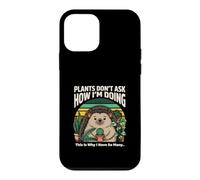 Les Plantes ne me demandent Pas Comment Je Vais Hedgehog Coque pour iPhone 12 Mini