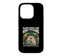 Les Plantes ne me demandent Pas Comment Je Vais Hedgehog Coque pour iPhone 14 Pro