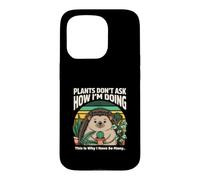 Les Plantes ne me demandent Pas Comment Je Vais Hedgehog Coque pour iPhone 15 Pro