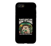 Les Plantes ne me demandent Pas Comment Je Vais Hedgehog Coque pour iPhone SE (2020) / 7/8