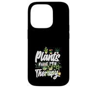 Les Plantes sont ma thérapie Un Amateur Amusant de Plantes de Jardinage Coque pour iPhone 14 Pro