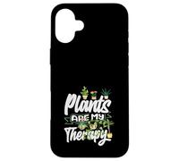 Les Plantes sont ma thérapie Un Amateur Amusant de Plantes de Jardinage Coque pour iPhone 16 Plus