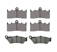 Les Plaquettes De Frein pour B&MW K1600 B K1600B pour Bagger pour Grand America K 1600 K1600GT GT SE K1600GTL GTL Plaquettes De Frein Avant Et Arrière De Moto pour Exclusives(Front and Rear 3pcs)