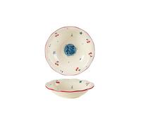 Les plats rouges sous glaçure de style chinois sont frais et exquis pour un usage domestique - Plat de 20,3 cm de profondeur