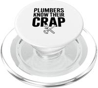 Les plombiers connaissent Leur Crap Humour de plomberie drôle PopSockets PopGrip pour MagSafe