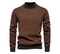 Les Plus Beaux Pulls Hommes Col V Montant Taille Chale Boss Promo Responsable Imprimé Coudiere Style Coloré Foncé Message Cassé Corps Losange Island Damier Lourd