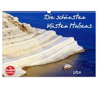 Les plus belles côtes d'Italie, Version française (Calendrier mural 2026 DIN A3 portrait), Calendrier CALVENDO mensuel