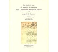 Les Plus belles pages des manuscrits de Montesquieu confiées à la bibliothèque municipale de Bordeaux - Catherine Volpilhac-Auger - William Blake - broché - Anthologie