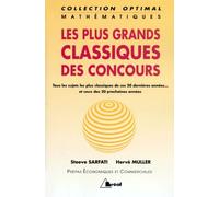 Les Plus Grands Classiques du concours : Mathématiques - Prépas Economiques et Commerciales