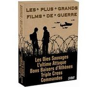 Coffret Les Plus Grands Films De Guerre 5 Dvd : Les Oies Sauvages - L'ultime Attaque - Bons Baisers D'athènes - Triple Cross - Commandos