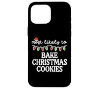 Les Plus susceptibles de Faire Cuire des Biscuits de Noël, Noël, Family Match Women Coque pour iPhone 16 Pro Max