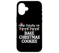 Les Plus susceptibles de Faire Cuire des Biscuits de Noël, Noël, Family Match Women Coque pour iPhone 16