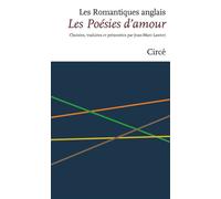 Les Poésies d'amour - Les romantiques anglais 2 - FR/ANG - Les Romantiques Anglaises - Circe - broché - Poésie