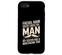 Les Poils du Visage ne Font Pas de Vous Une Blague de Moustache Coque pour iPhone SE (2020) / 7/8