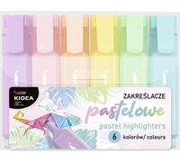 Les pointes pastel 6 couleurs - parfaites pour les projets artistiques et l'étude, elles donnent vie à vos notes dans des tons subtils. Utilisez-les pour mettre en valeur les couleurs