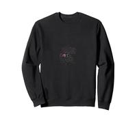 Les Points Font la différence : Message inspirant coloré Sweatshirt, Unisexe pour Adultes, Noir, S