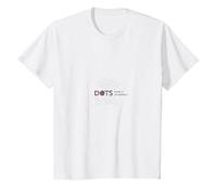 Les Points Font la différence : Message inspirant coloré T-Shirt, Enfant, Blanc, 8 Ans