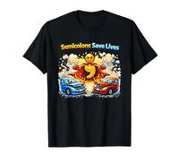 Les Points-virgules sauvent des Vies - Syntaxe de Codage Amusante pour Les développeurs T-Shirt