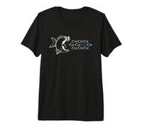 Les Poissons Nager dans l'eau Contre l'électricité. T-Shirt Haut de Gamme