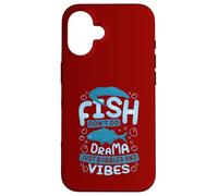 Les Poissons ne Font Pas de Drame Juste des Bulles et des Coque pour iPhone 16