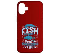 Les Poissons ne Font Pas de Drame Juste des Bulles et des Coque pour iPhone 16 Plus