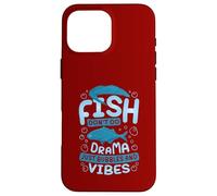 Les Poissons ne Font Pas de Drame Juste des Bulles et des Coque pour iPhone 16 Pro Max
