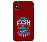 Les Poissons ne Font Pas de Drame Juste des Bulles et des Coque pour iPhone X/XS