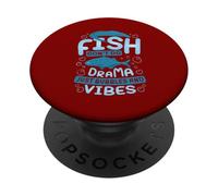 Les Poissons ne Font Pas de Drame Juste des Bulles et des PopSockets PopGrip Adhésif