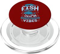 Les Poissons ne Font Pas de Drame Juste des Bulles et des PopSockets PopGrip pour MagSafe