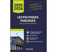 Les politiques publiques 2025-2026: Catégories A et B