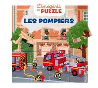 Les pompiers - 5 puzzles de 20 pieces - Carole Bourset - Fleurus - Jeux livres objets