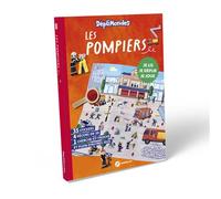 Les pompiers - DépliMondes dès 4 ans Lis, déplie, joue et découvre le métier de pompier avec ton livre-jeu devenu imagier géant ! - Collectif - Pandacraft - cartonné - Livre-jeu