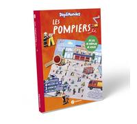 Les pompiers - DépliMondes dès 4 ans: Lis, déplie, joue et découvre le métier de pompier avec ton livre-jeu devenu imagier géant !