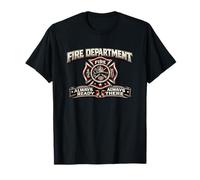 Les Pompiers sont Toujours prêts, Toujours là Croix de Malte T-Shirt