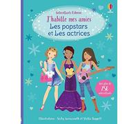 Les popstars et les actrices - J'habille mes amies (volume combiné) - Fiona Watt - Usborne - broché - Document jeunesse
