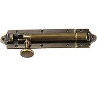 Les portes, 1pc Solid Brass Slide Bolt Latch Lock Brushed Nickel Multiple Sizes For Doors And Windows(Long 20cm)