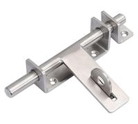 Les portes, 1pc Stainless Steel Sliding Bolt Latch With Padlock Hole For Door Window Cabinet